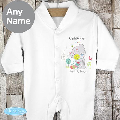 Personalised Tiny Tatty Teddy Cuddle Bug Baby Grow 0-3 mths Extra Image 3